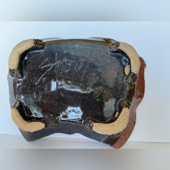 AZTEC DESIGN DISH ~ SIMILAR TO  FUNCTIONALLY DYSFUNCTIONAL CERAMICS. - Picture 8 of 8